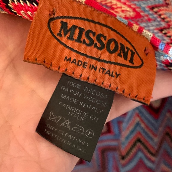Missoni Multicolor Zigzag Scarf - Picture 4 of 4